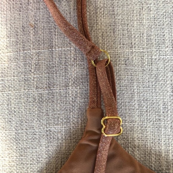 Beach Bunny Gold Bikini - Picture 9 of 10